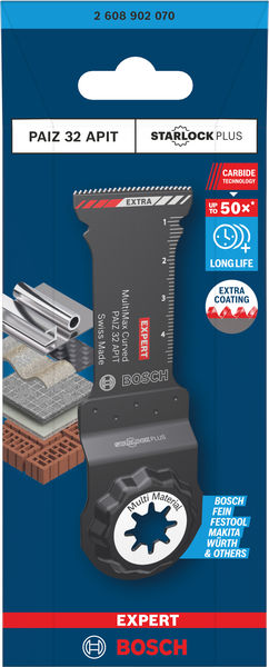 BOSCH EXPERT PAIZ 32 APIT MultiMax Tauchsägeblatt, 32 x 55 mm BOSCH EXPERT PAIZ 32 APIT MultiMax Tauchsägeblatt, 32 x 55 mm