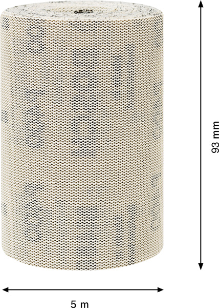 BOSCH EXPERT M480 Schleifnetzrolle, 93x5000mm, K40
