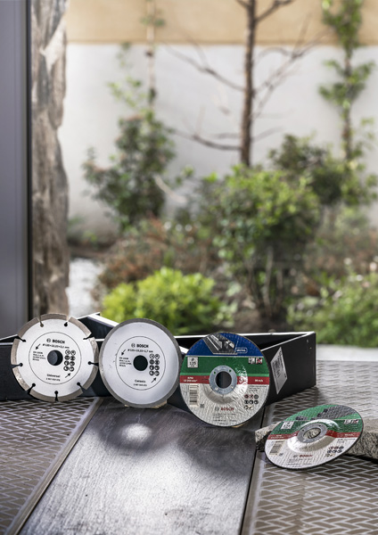 BOSCH Diamanttrennscheibe für Fliesen und Baumaterial, Durchmesser: 115 mm, 2er-Pack