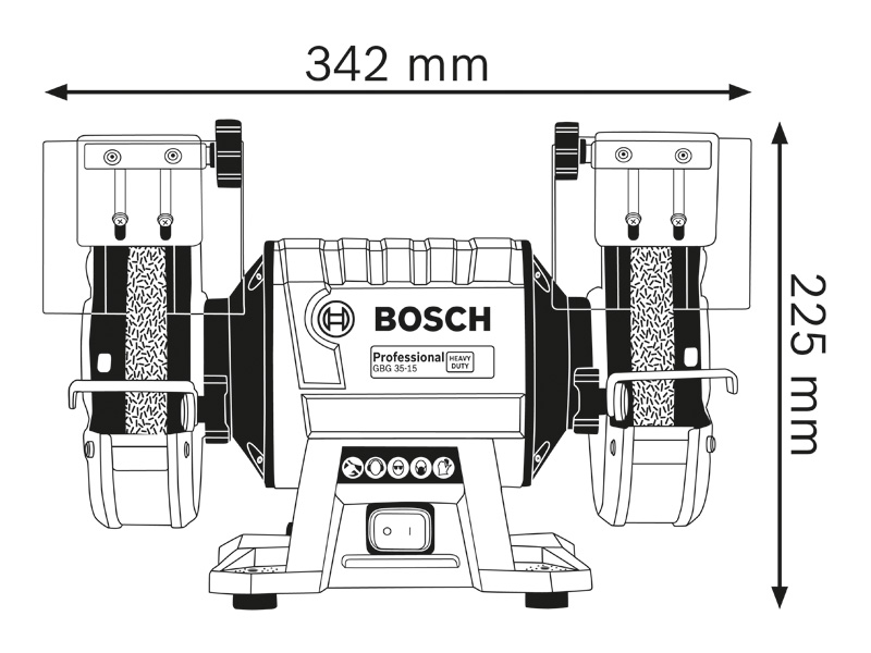 BOSCH Doppelschleifmaschine GBG 35-15 BOSCH Doppelschleifmaschine GBG 35-15