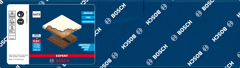 BOSCH EXPERT S473 Flex Schleifblock, 98x120x13mm, mittel