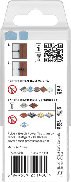 BOSCH EXPERT HEX-9 Hard Ceramic und HEX-9 Multi Construction Bohrer-Set, 6/8 mm, 5tlg. BOSCH EXPERT HEX-9 Hard Ceramic und HEX-9 Multi Construction Bohrer-Set, 6/8 mm, 5tlg.