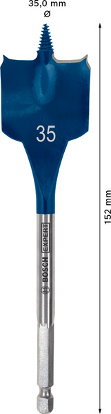 BOSCH EXPERT Self Cut Speed Flachfräsbohrer, 35x152mm