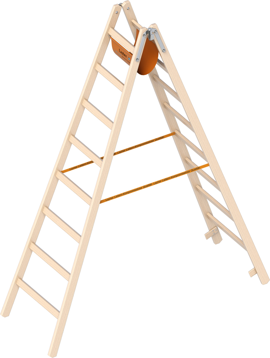 LAYHER Holzstehleiter 1038 LAYHER Holzstehleiter 1038