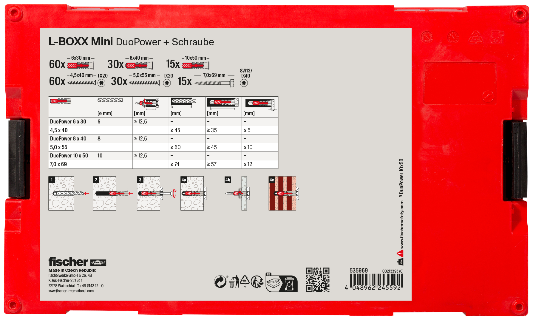 FISCHER DEUTSCHLAND L-Boxx mini DuoPower + S (210) FISCHER DEUTSCHLAND L-Boxx mini DuoPower + S (210)