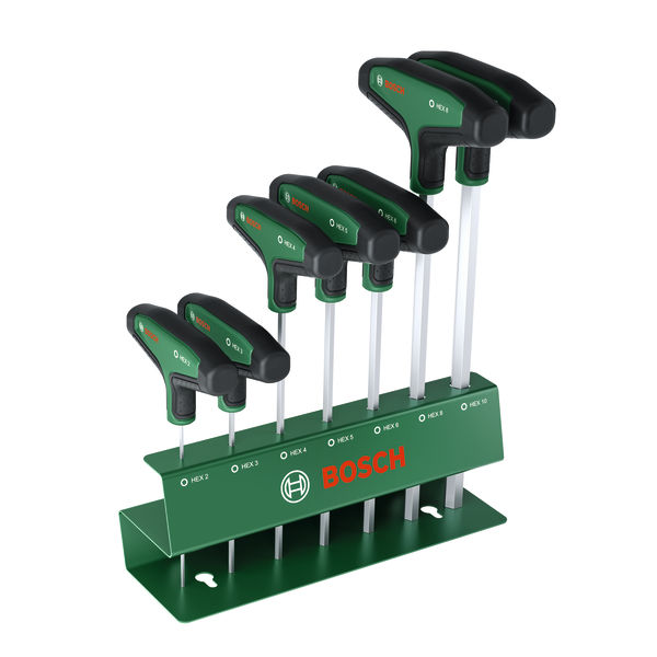 BOSCH Handwerkzeuge Sechskantschraubendreher-Set mit T-Griff 7-teilig BOSCH Handwerkzeuge Sechskantschraubendreher-Set mit T-Griff 7-teilig