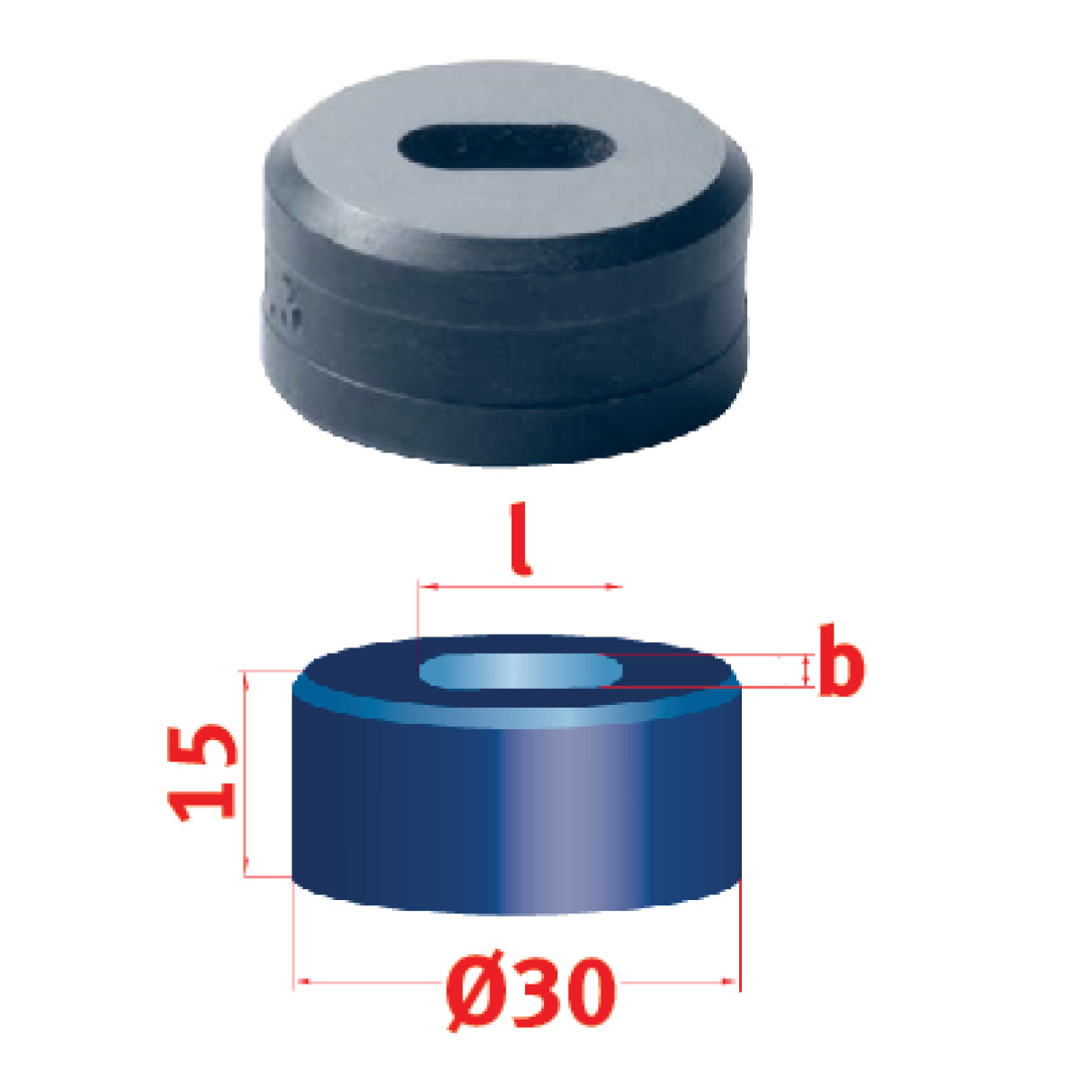 STÜRMER Langlochmatrize Metallkraft Nr.30 5,3 x 10,3 mm