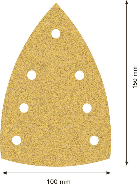 BOSCH EXPERT C470 Schleifblatt, 100x150mm, K60, 7 Löcher, 50-tlg. BOSCH EXPERT C470 Schleifblatt, 100x150mm, K60, 7 Löcher, 50-tlg.