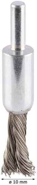 BOSCH PRO Stainless Steel heavy Pinselbürste, gerader Schaft, 10 x 0,35 mm