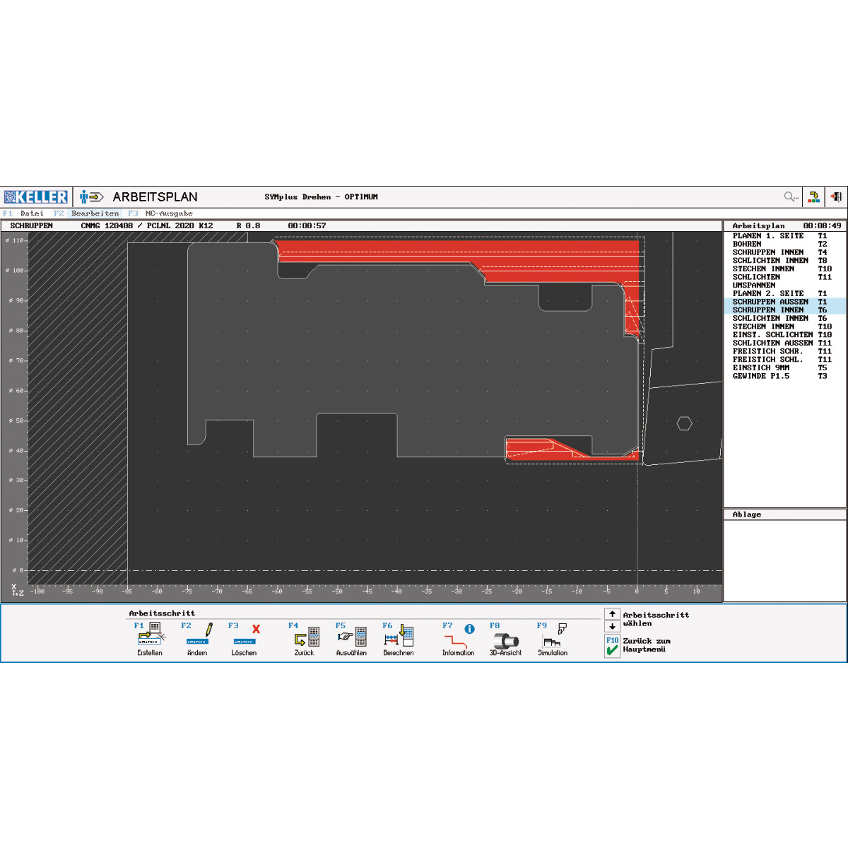 STÜRMER CNC-Software Optimum KELLER SYMplus plusCARE™ Drehen STÜRMER CNC-Software Optimum KELLER SYMplus plusCARE™ Drehen