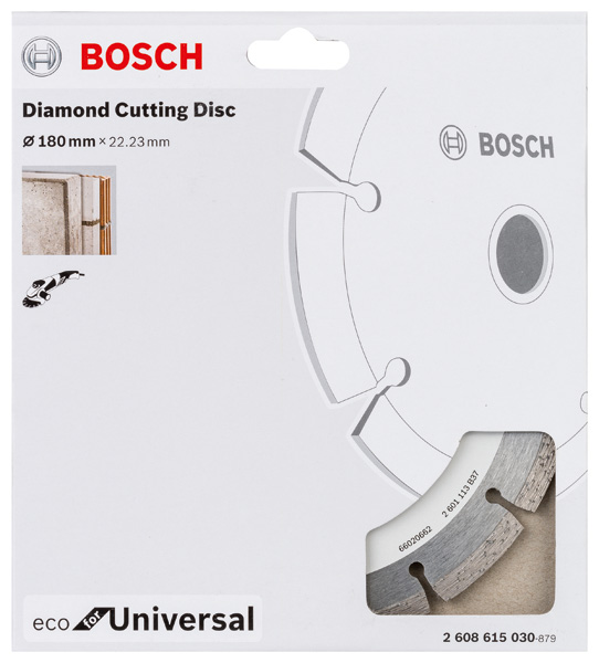 BOSCH Diamanttrennscheibe Eco For Universal, D: 180 mm BOSCH Diamanttrennscheibe Eco For Universal, D: 180 mm