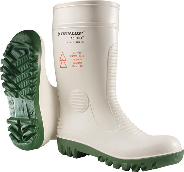 DUNLOP Stiefel Dunlop Acifort High Voltage,white,G44/45