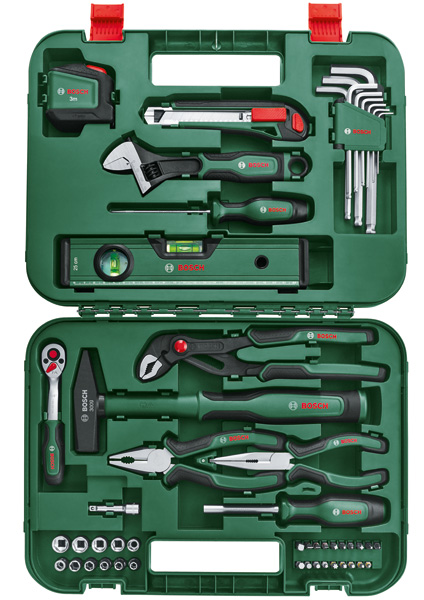 BOSCH Handwerkzeuge Advanced Werkzeugkoffer 52-teilig BOSCH Handwerkzeuge Advanced Werkzeugkoffer 52-teilig