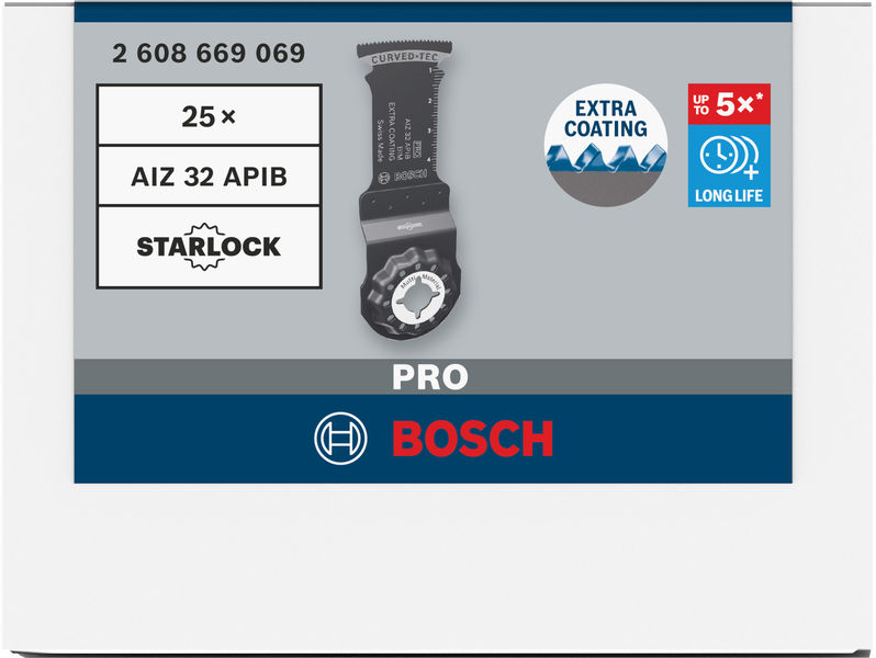 BOSCH PRO AIZ 32 APIB Blatt für Multifunktionswerkzeuge, 32 x 50 mm BOSCH PRO AIZ 32 APIB Blatt für Multifunktionswerkzeuge, 32 x 50 mm