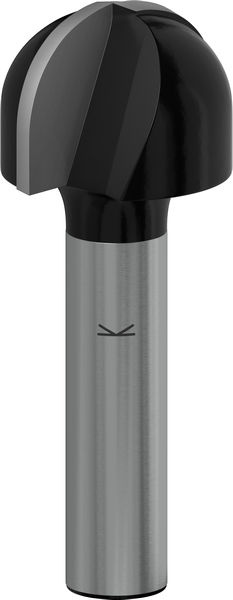 BOSCH PRO Hohlkehlfräser, R 10, Schaft 8 mm