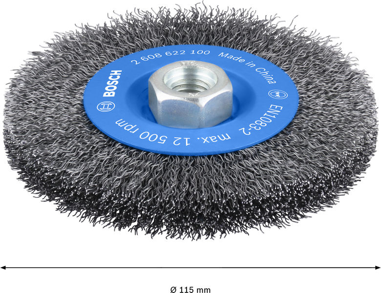 BOSCH PRO Metal clean Scheibenbürste, 115 x 0,3 mm, Gewinde