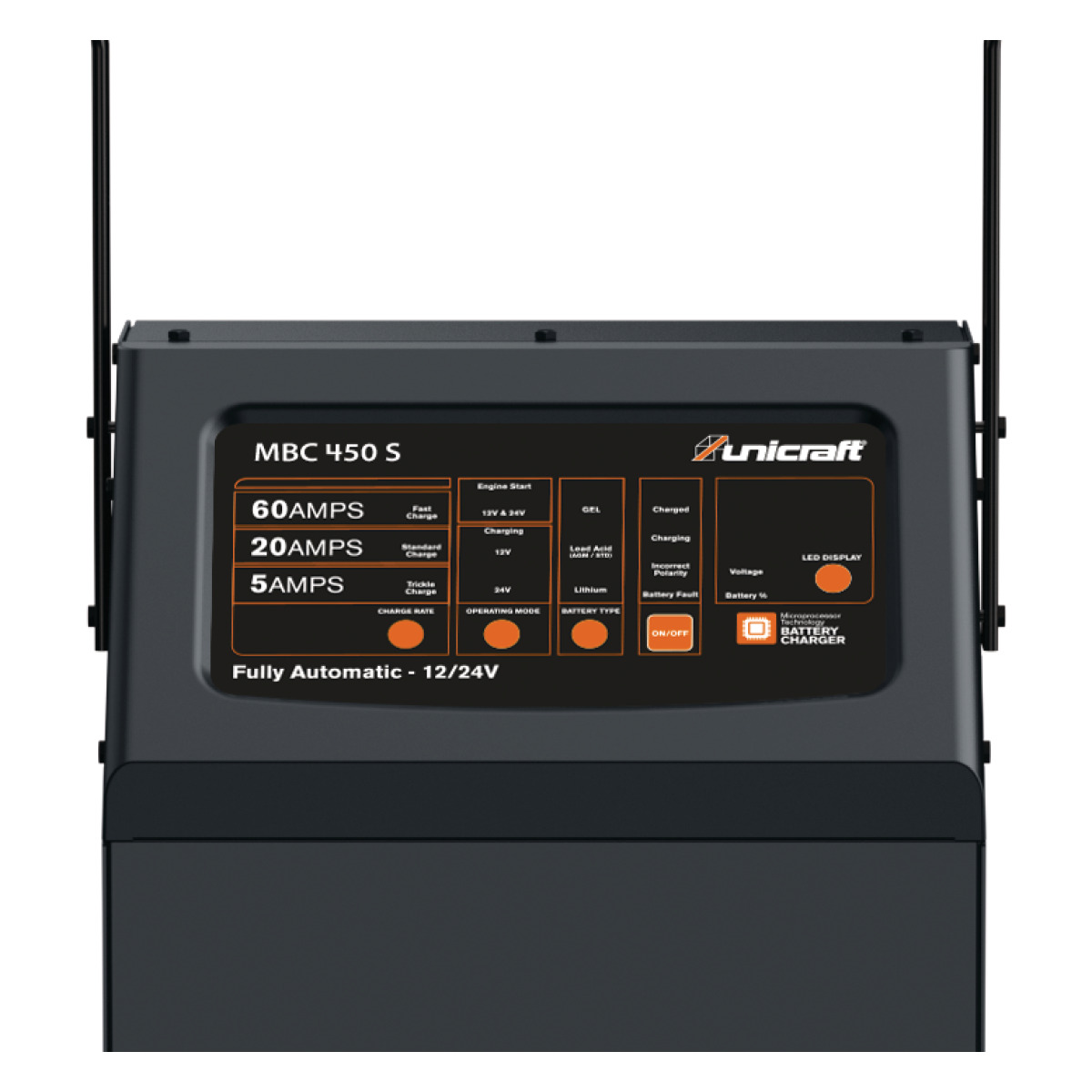 UNICRAFT Batterielade-/startgerät MBC 450 S