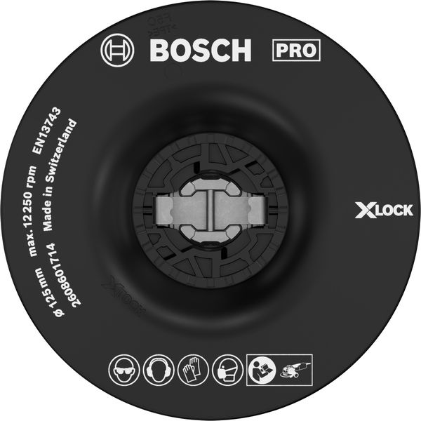 BOSCH X-LOCK Stützteller 125 mm weich
