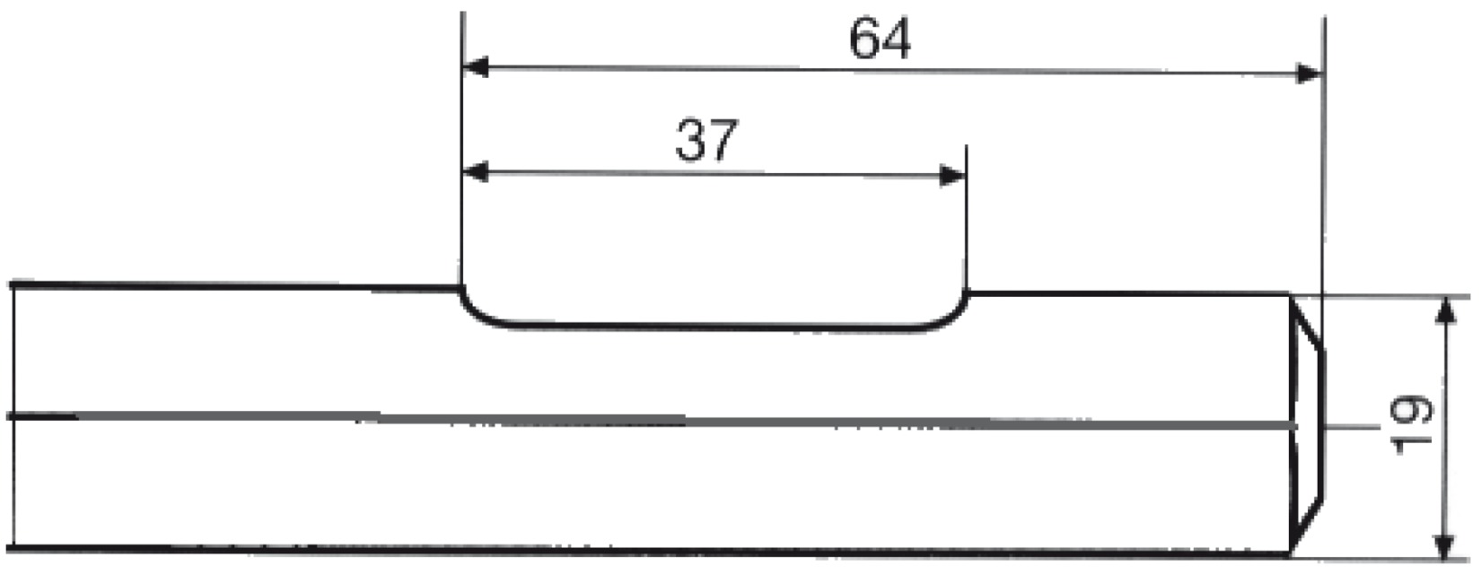 PROJAHN Flachmeissel für USH10 25x600 mm PROJAHN Flachmeissel für USH10 25x600 mm
