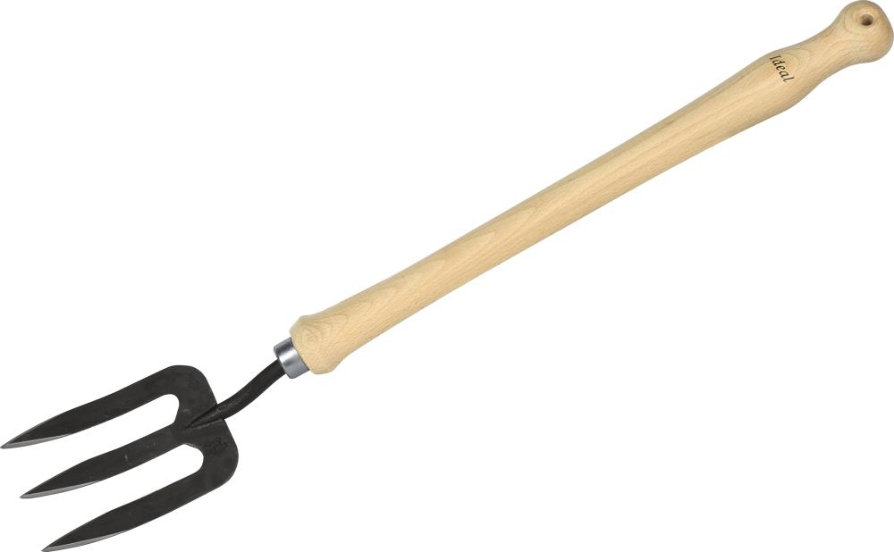 IDEAL IDEAL-Handgabel 3 Zinken Buchenstiel 40 cm