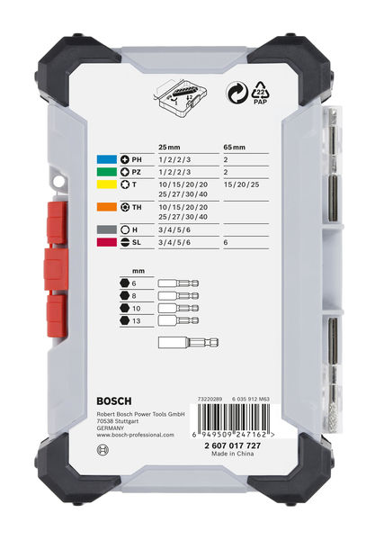 BOSCH Extra Hard Schrauberbit-Set, 43-tlg. BOSCH Extra Hard Schrauberbit-Set, 43-tlg.