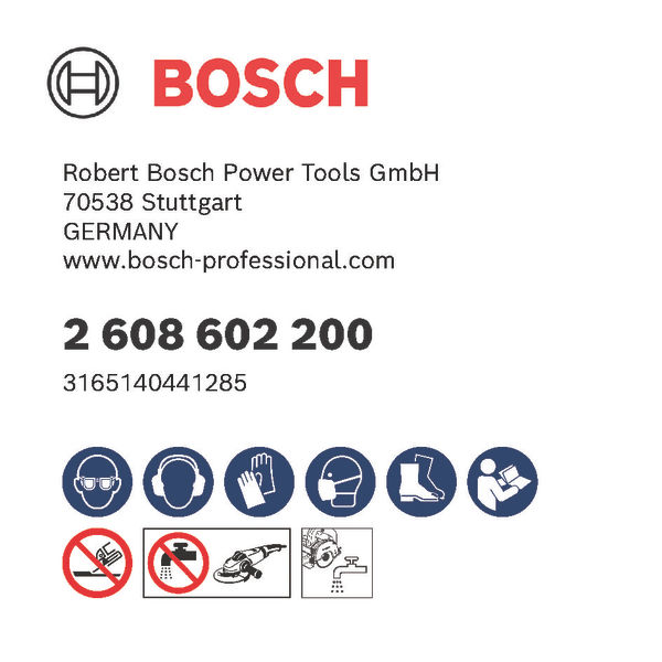 BOSCH Diamanttrennscheibe Standard for Concrete, 230 x 22,23 x 2,3 x 10 mm, 1er-Pack