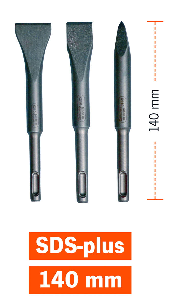 PROJAHN Meisselset 3-tlg. 140 mm SDS-plus PROJAHN Meisselset 3-tlg. 140 mm SDS-plus