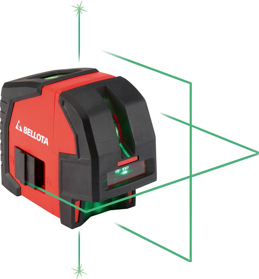 BELLOTA Laser 30m 2 Achs + Punkt,grün, Koffer und Halter Bellota BELLOTA Laser 30m 2 Achs + Punkt,grün, Koffer und Halter Bellota
