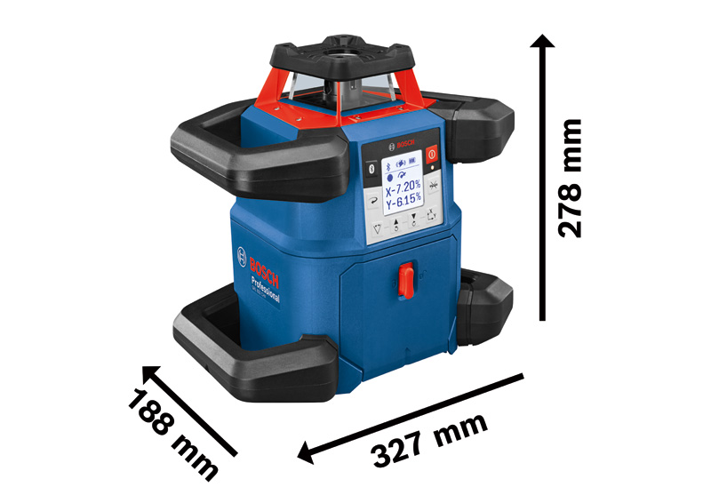 BOSCH Rotationslaser GRL 600 CHV + BT170HD, GR240