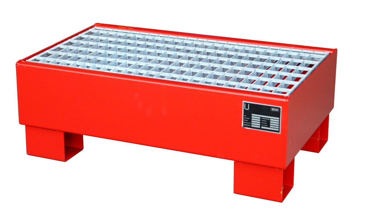 BAUER Auffangwanne AW 60-1/M, lackiert, Feuerrot BAUER Auffangwanne AW 60-1/M, lackiert, Feuerrot