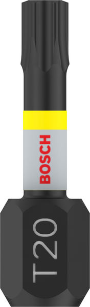BOSCH PRO Torx Impact Bit, T20, 25 mm, 2-tlg. BOSCH PRO Torx Impact Bit, T20, 25 mm, 2-tlg.