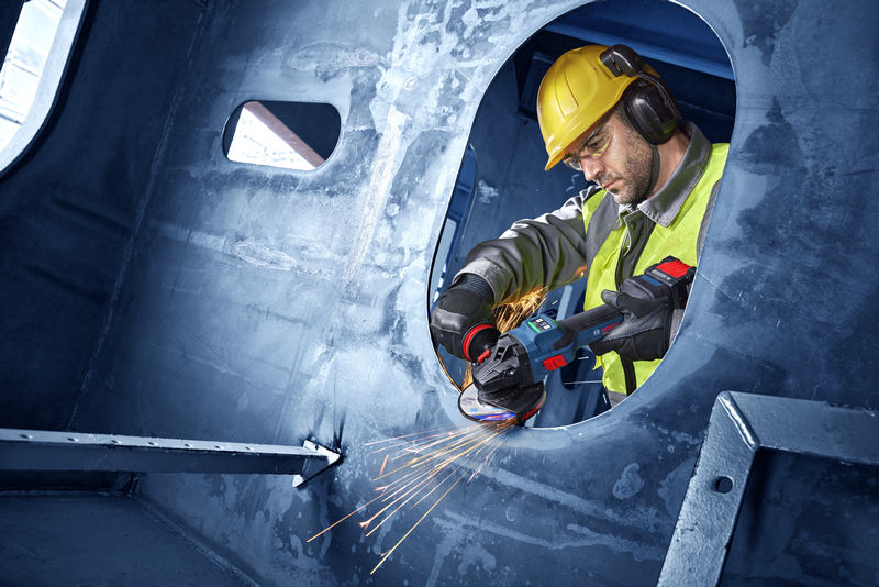 BOSCH EXPERT Akku-Winkelschleifer EXWS18V-15S