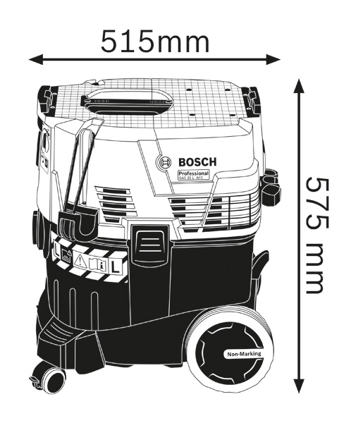 BOSCH Nass-/Trockensauger GAS 35 L AFC