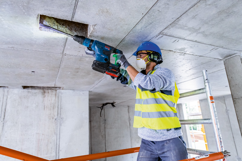 BOSCH Akku-Bohrhammer BITURBO mit SDS max GBH 18V-36 C, 2 x Akku ProCORE18V 5.5Ah BOSCH Akku-Bohrhammer BITURBO mit SDS max GBH 18V-36 C, 2 x Akku ProCORE18V 5.5Ah