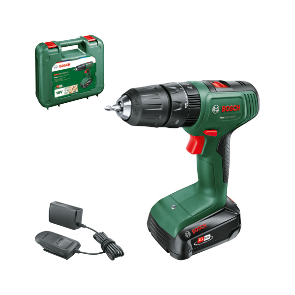 BOSCH Akku-Bohrschrauber EasyImpact 18V-40, 1 x Akku PBA 18V 1.5Ah BOSCH Akku-Bohrschrauber EasyImpact 18V-40, 1 x Akku PBA 18V 1.5Ah