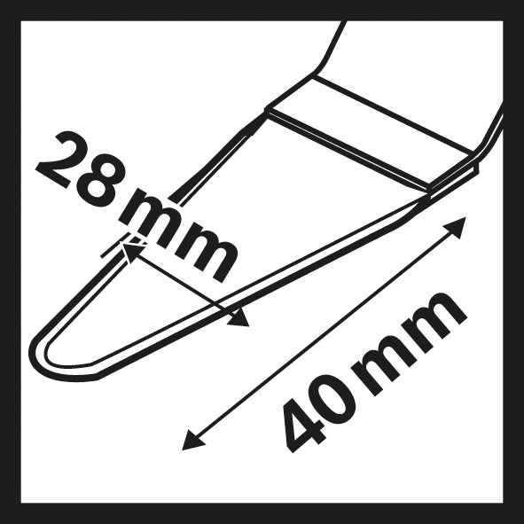 BOSCH HCS Universalfugenschneider AIZ 28 SC, 40 x 28 mm BOSCH HCS Universalfugenschneider AIZ 28 SC, 40 x 28 mm