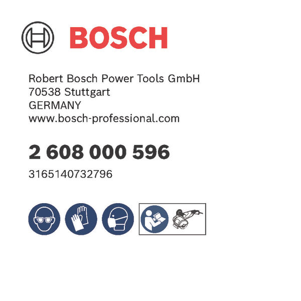BOSCH Lamellenschleifwalze, 19 mm, K 40, 100 mm