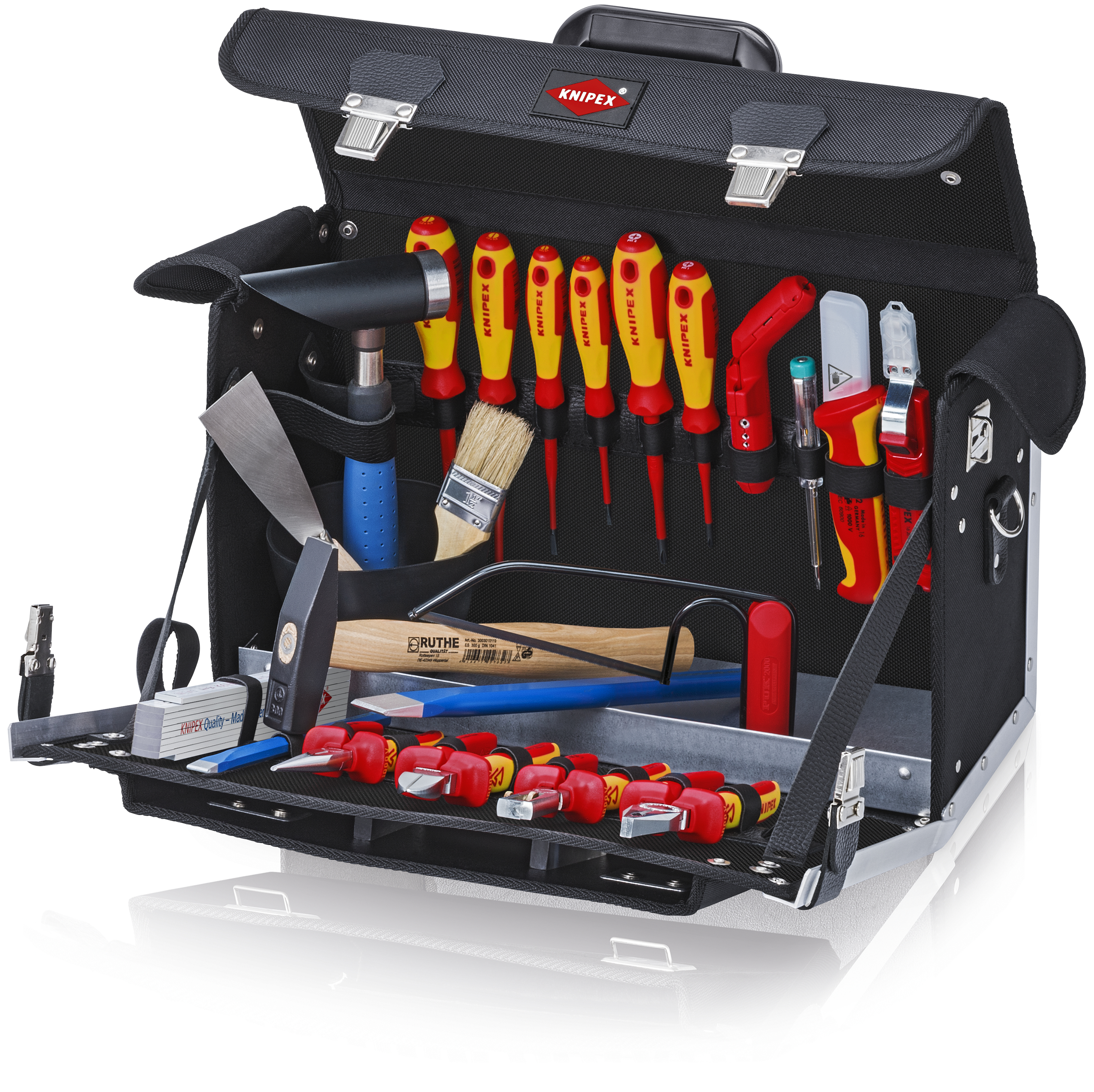KNIPEX KNIPEX 00 21 02 EL Werkzeugtasche "Classic" Elektro 180 mm KNIPEX KNIPEX 00 21 02 EL Werkzeugtasche "Classic" Elektro 180 mm
