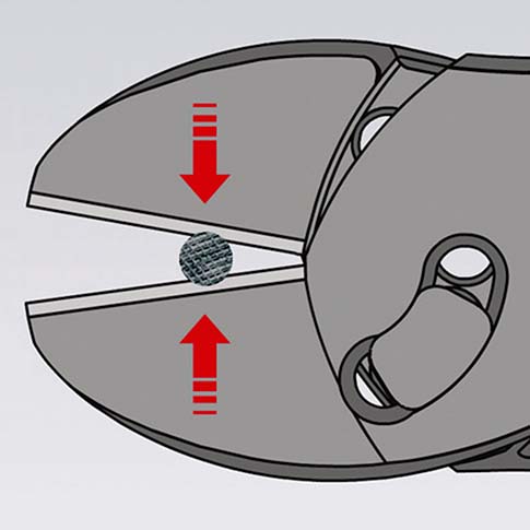 KNIPEX KNIPEX 73 72 180 F TwinForce® Hochleistungs-Seitenschneider mit Öffnungsfeder 180 mm schwarz atramentiert mit Mehrkomponenten-Hüllen poliert KNIPEX KNIPEX 73 72 180 F TwinForce® Hochleistungs-Seitenschneider mit Öffnungsfeder 180 mm schwarz atramentiert mit Mehrkomponenten-Hüllen poliert