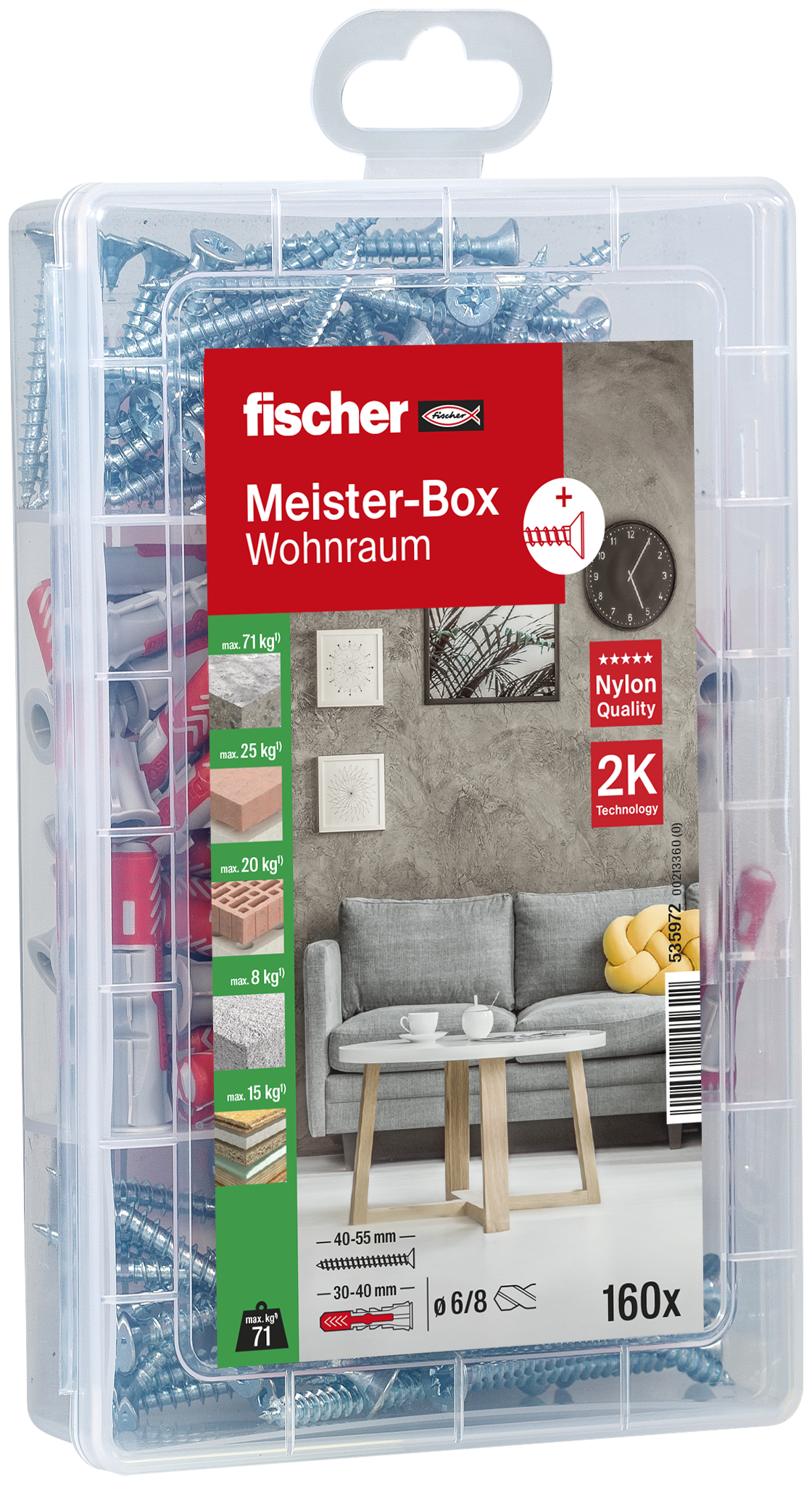 FISCHER MeisterBox DuoPower + Schrauben (160) FISCHER MeisterBox DuoPower + Schrauben (160)