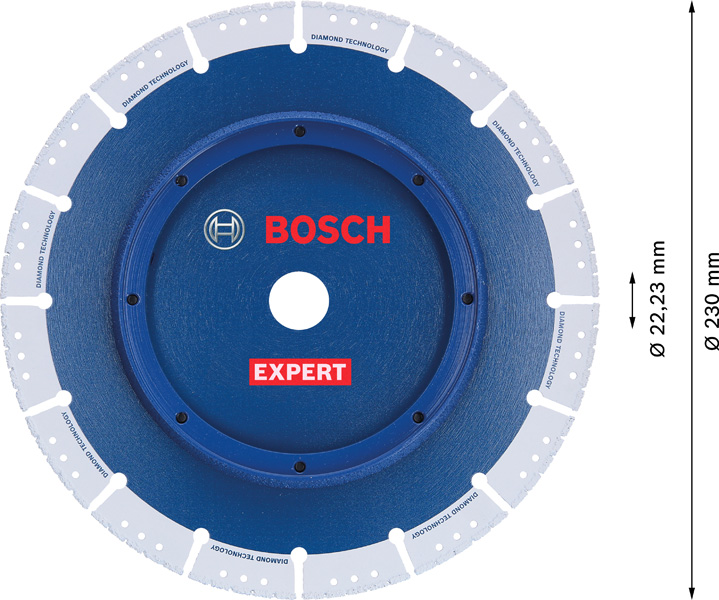BOSCH EXPERT Diamant Pipe Cut Trennscheibe, 230x22,32 mm BOSCH EXPERT Diamant Pipe Cut Trennscheibe, 230x22,32 mm