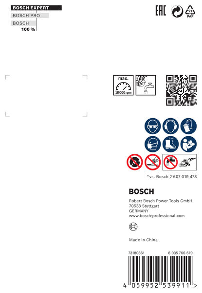 BOSCH EXPERT Hard Ceramic Diamanttrennscheibe, X-LOCK, 85x22,23 mm