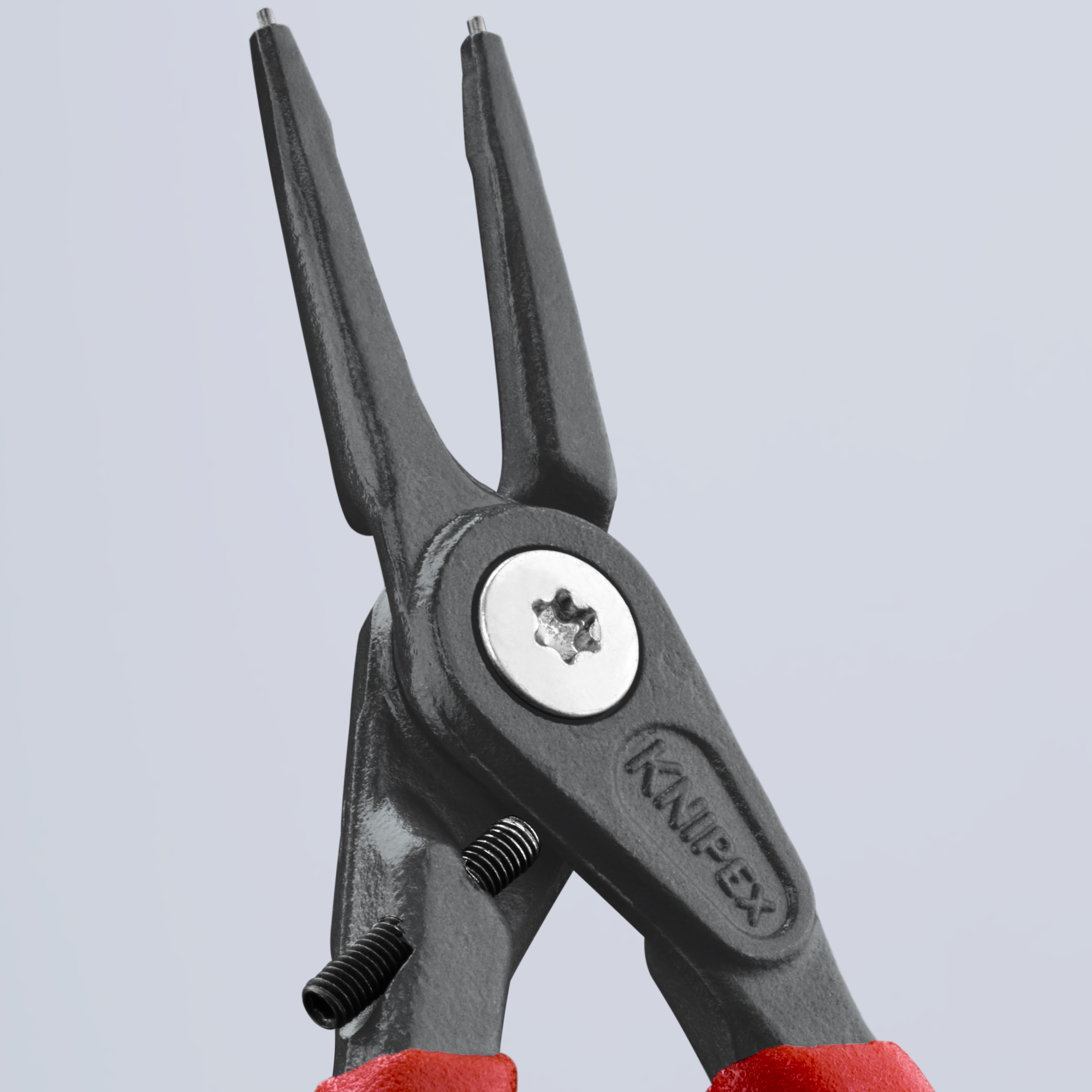 KNIPEX KNIPEX 48 31 J0 Präzisions-Sicherungsringzange für Innenringe in Bohrungen mit Überdehnungsschutz 140 mm grau atramentiert mit rutschhemmendem Kunststoff überzogen KNIPEX KNIPEX 48 31 J0 Präzisions-Sicherungsringzange für Innenringe in Bohrungen mit Überdehnungsschutz 140 mm grau atramentiert mit rutschhemmendem Kunststoff überzogen