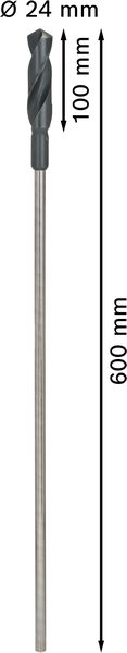 BOSCH PRO Wood HSS Installationsbohrer, 24 x 100 x 600 mm BOSCH PRO Wood HSS Installationsbohrer, 24 x 100 x 600 mm