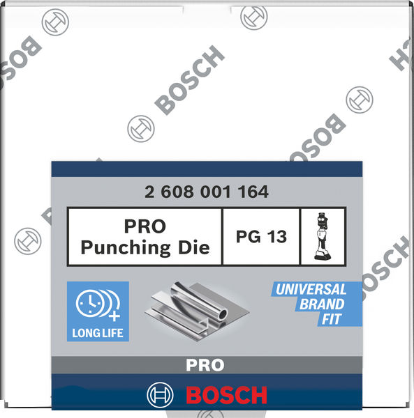 BOSCH PRO Stempel und Matrize, PG13, Edelstahl