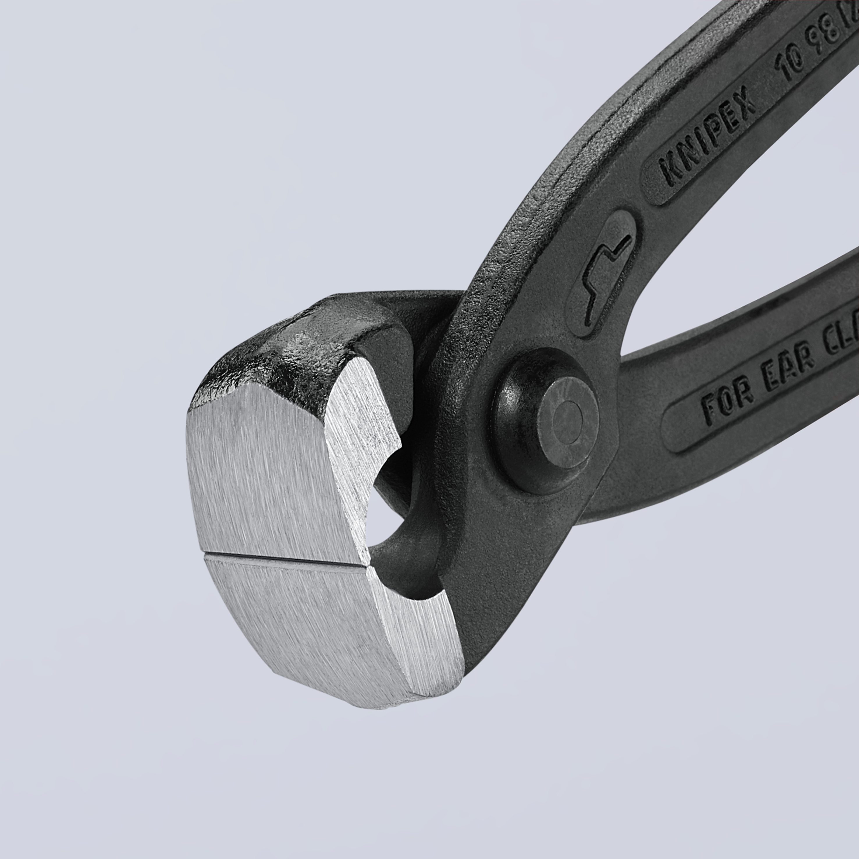 KNIPEX KNIPEX 10 98 I220 Ohrklemmenzange 220 mm schwarz atramentiert mit Kunststoff überzogen poliert KNIPEX KNIPEX 10 98 I220 Ohrklemmenzange 220 mm schwarz atramentiert mit Kunststoff überzogen poliert