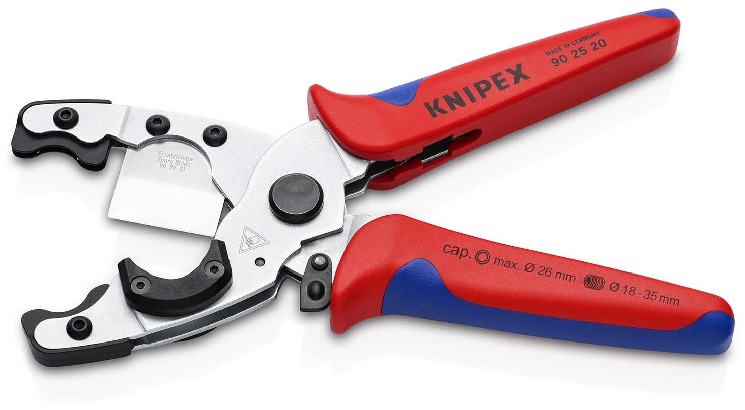 KNIPEX KNIPEX 90 25 20 Rohrschneider für Verbund- und Schutzrohre 210 mm verchromt mit Mehrkomponenten-Hüllen KNIPEX KNIPEX 90 25 20 Rohrschneider für Verbund- und Schutzrohre 210 mm verchromt mit Mehrkomponenten-Hüllen