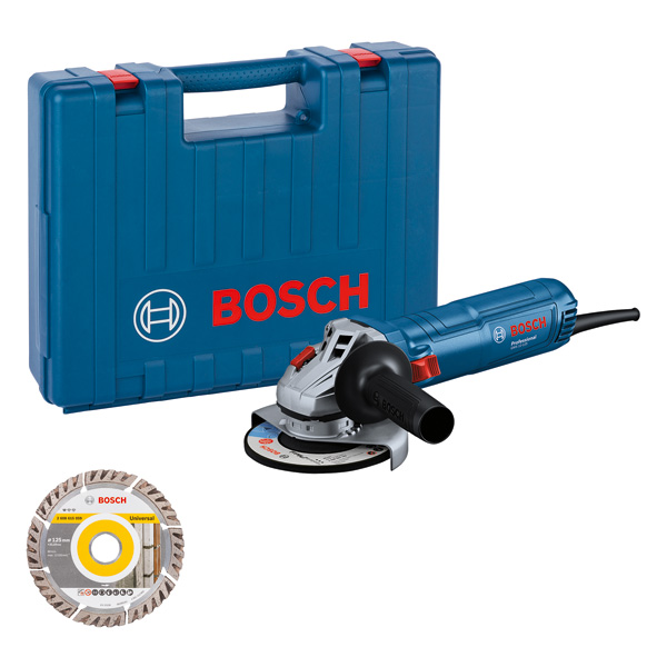 BOSCH Winkelschleifer GWS 12-125 im Handwerkerkoffer BOSCH Winkelschleifer GWS 12-125 im Handwerkerkoffer
