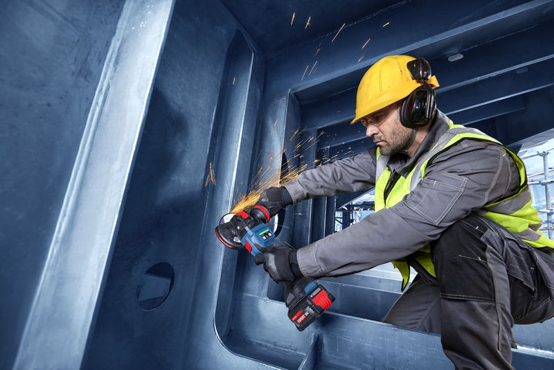 BOSCH EXPERT Akku-Winkelschleifer EXWX18V-15S