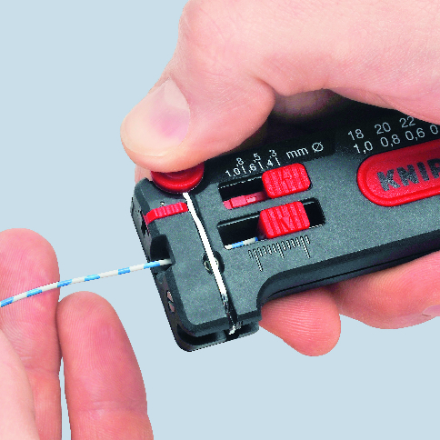 KNIPEX KNIPEX 12 80 100 SB Mini-Abisolierwerkzeug 100 mm